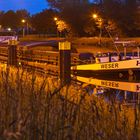 GMS Weser im Abendlicht auf der Mittelweser