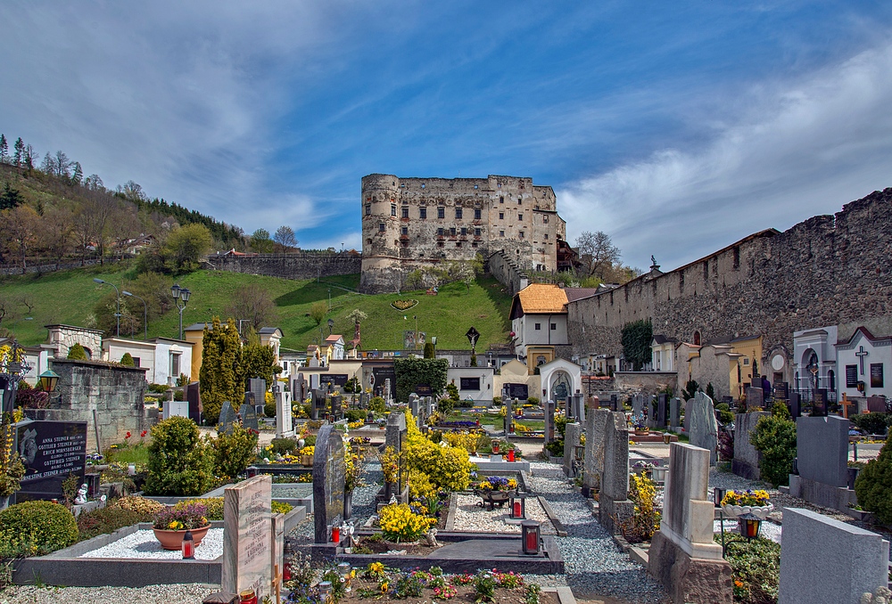 Gmünd/Kärnten - Blick zur Burg