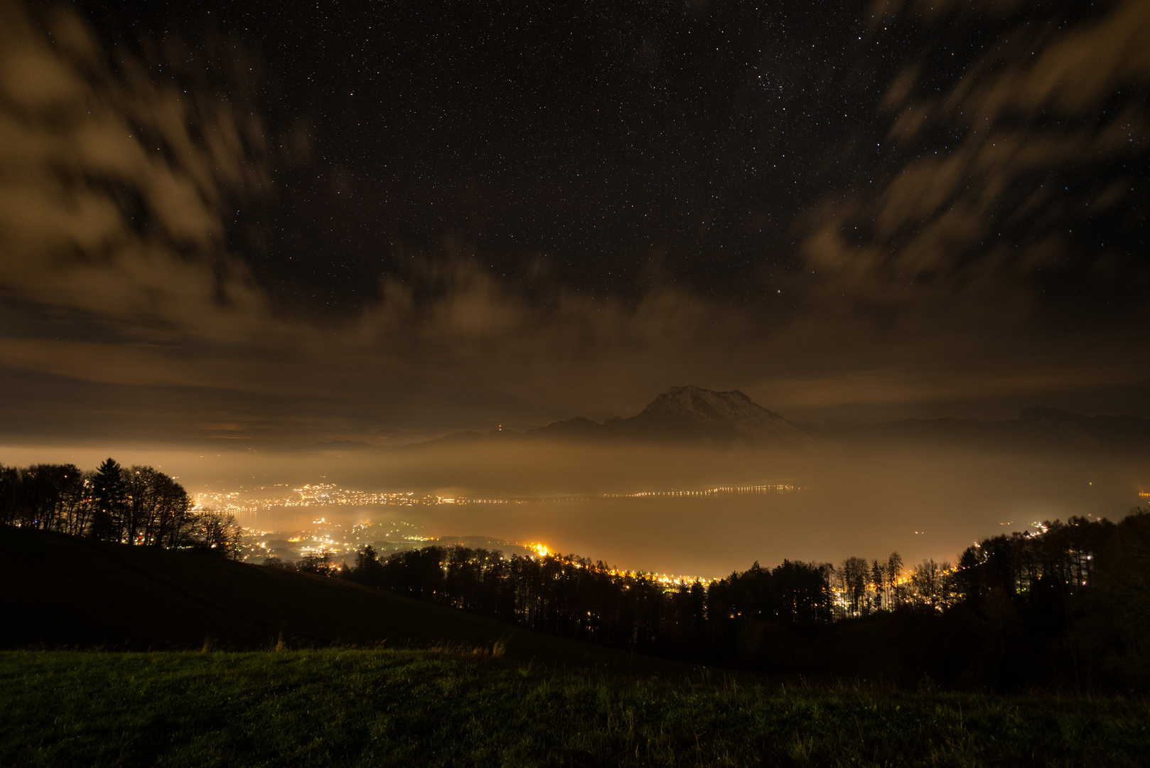 Gmunden at night