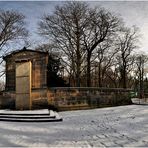 Gneisenau Denkmal im Winter