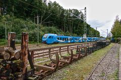 Go-Ahead Triebzug am Feldbahnmuseum