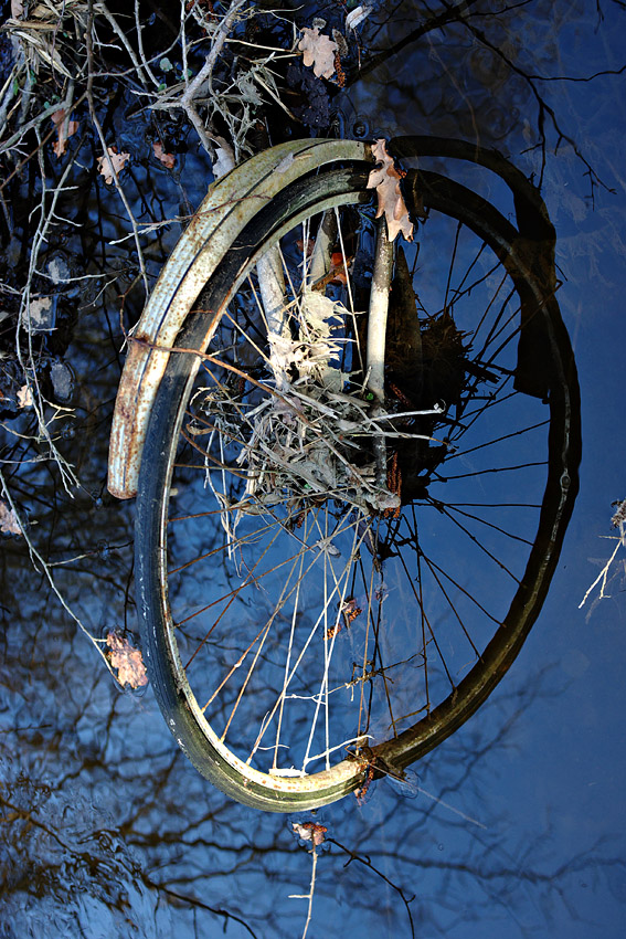 Go by bike to underground