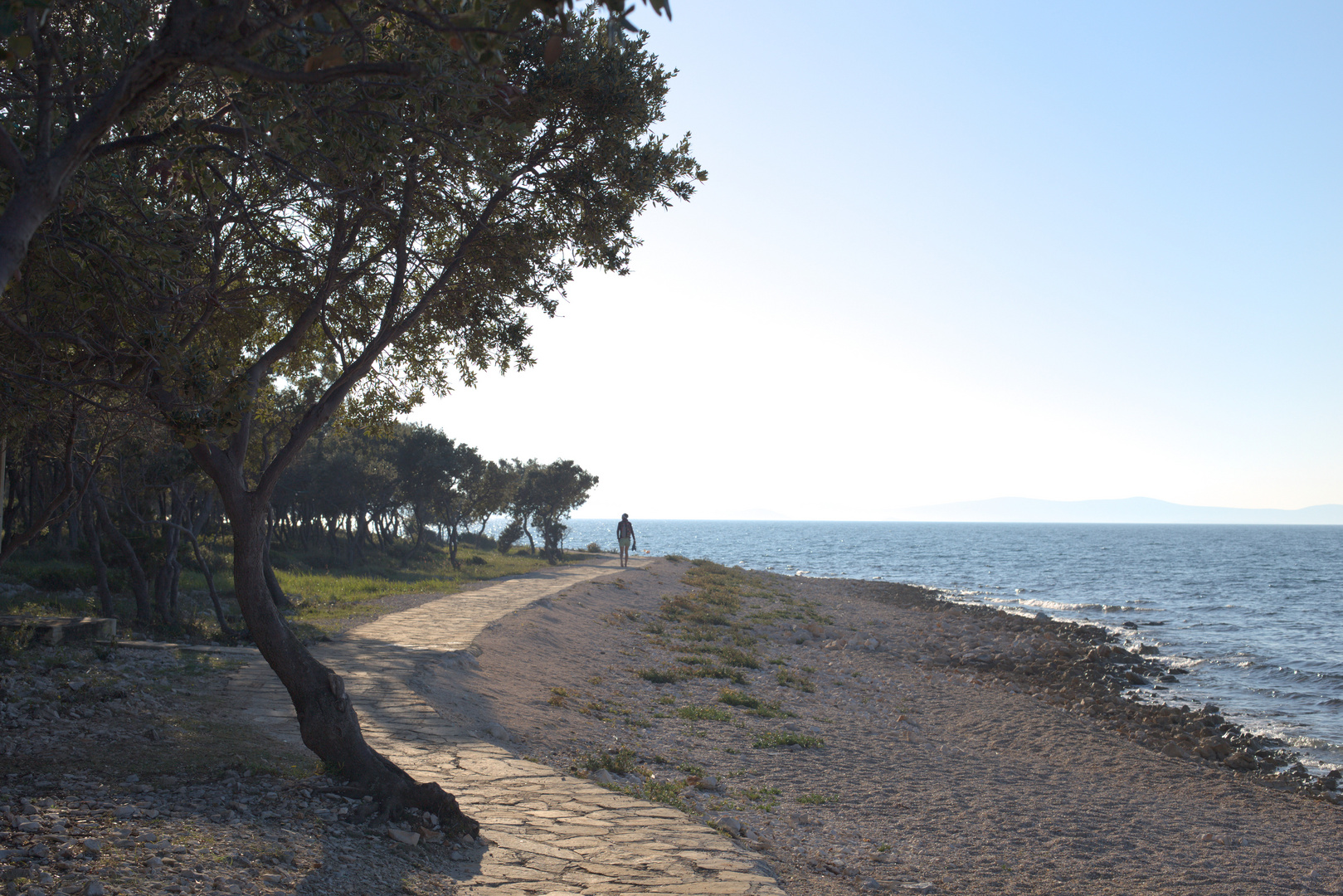 go for a walk along the beach