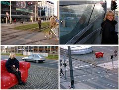 go sightseeing after flight : the new bus stops of Chemnitz