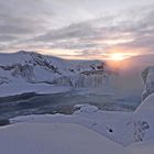 Goðafoss im Winter