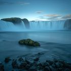 Goðafoss zur blauen Stunde