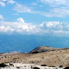 Goat and a mountain