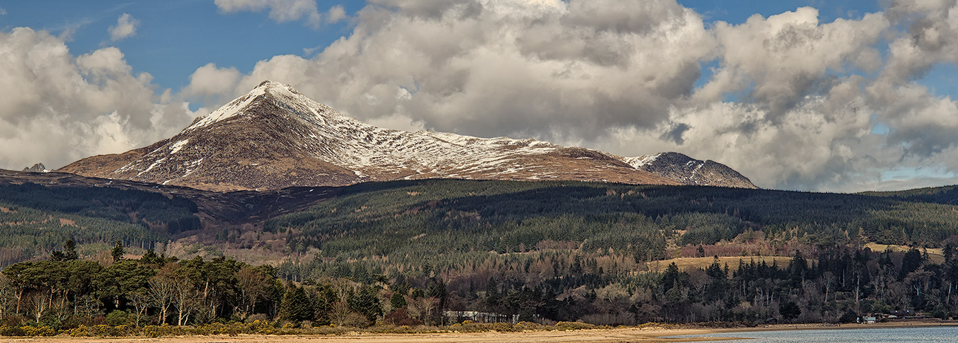 Goatfell Panorama (Farbe)