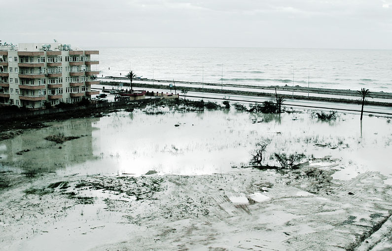 God moving over the face of the waters