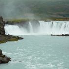 Godafoss der Götterwasserfall. Islands