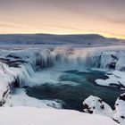 Godafoss im Winter (Island)