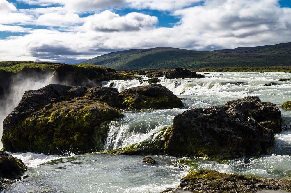 Godafoss vor dem Fall