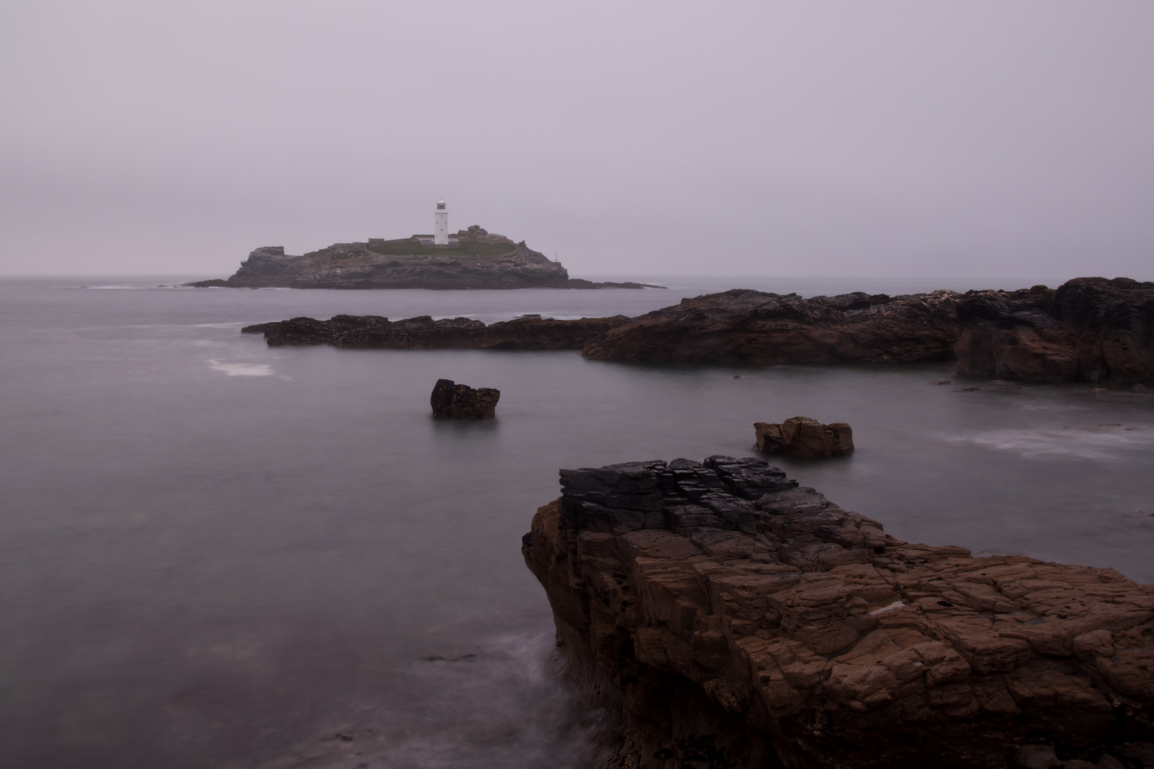 Godrevy Head and Lighthouse