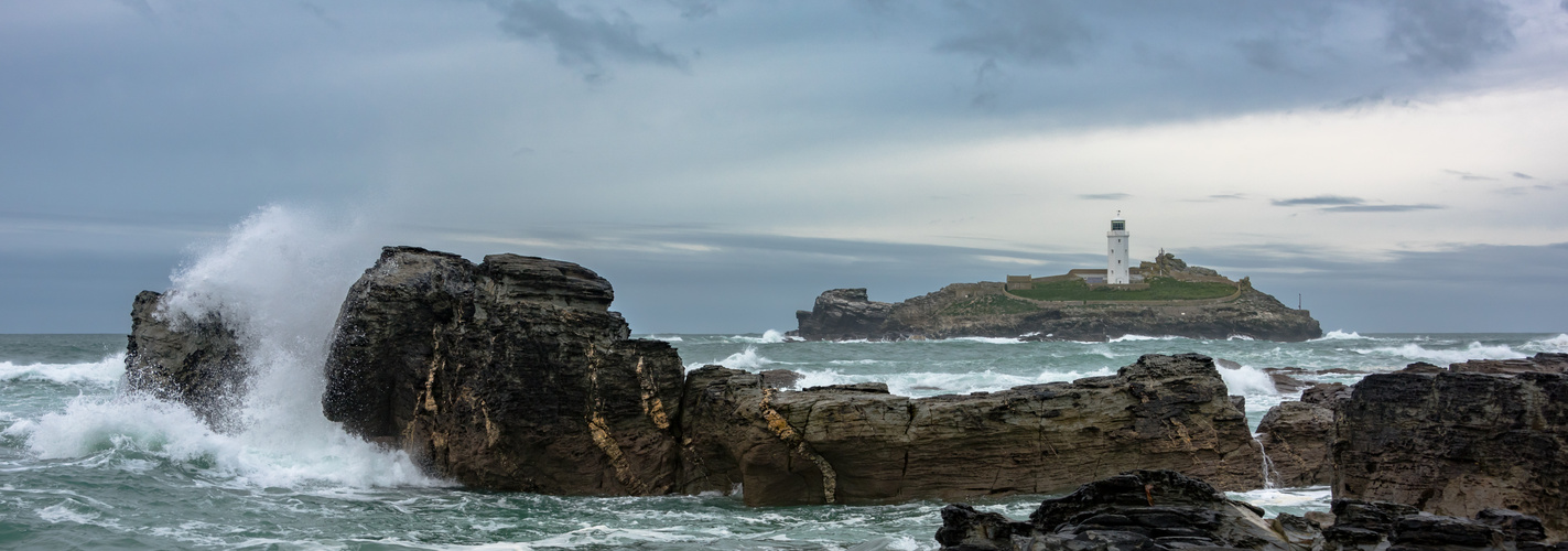 Godrevy island and light house