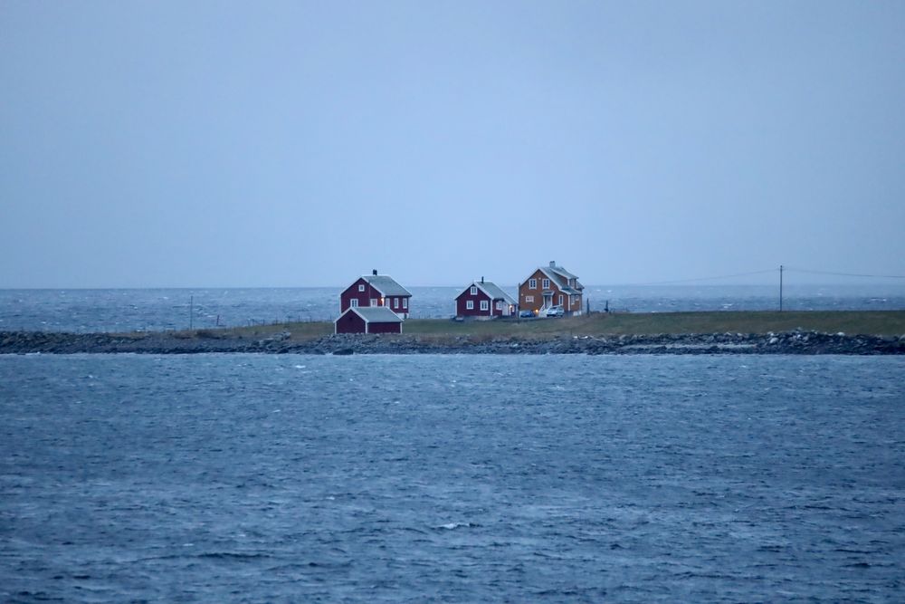 Godøya im Heissafjorden in Norwegen