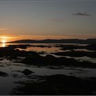 Godøystraumen, Sonnenuntergang