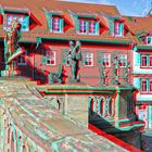 Göbel-Figuren auf dem Gothaer Hauptmarkt in 3D