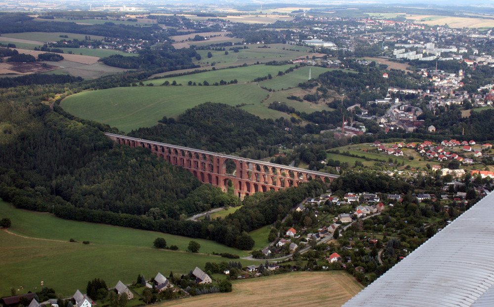 Göltzschtalbrücke aus der Vogelperspektive