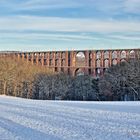 Göltzschtalbrücke im Schnee