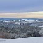 Göltzschtalbrücke im Schnee