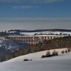 Göltzschtalbrücke im Schnee