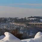 Göltzschtalbrücke im Schnee - Panorama