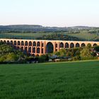 Göltzschtalbrücke im Vogtland in der Abendsonne