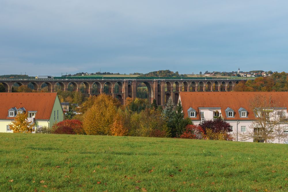 Göltzschtalbrücke mit Sandzug