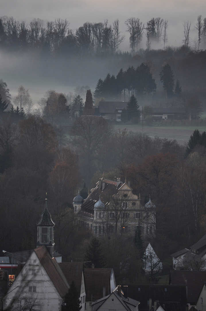 Göppingen-Jebenhausen, Blick auf Schloss Liebenstein