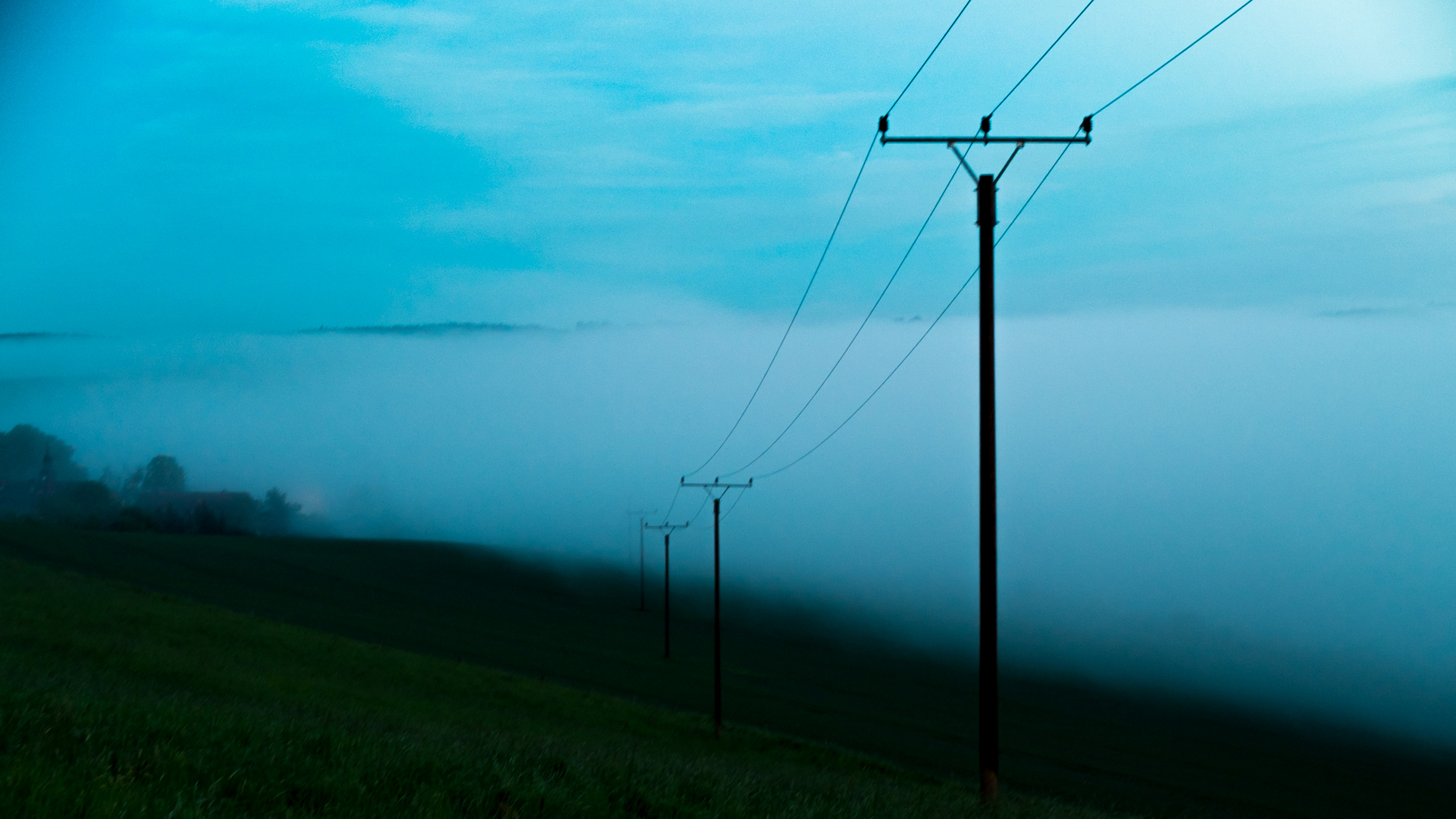 Göritzhain im Nebel