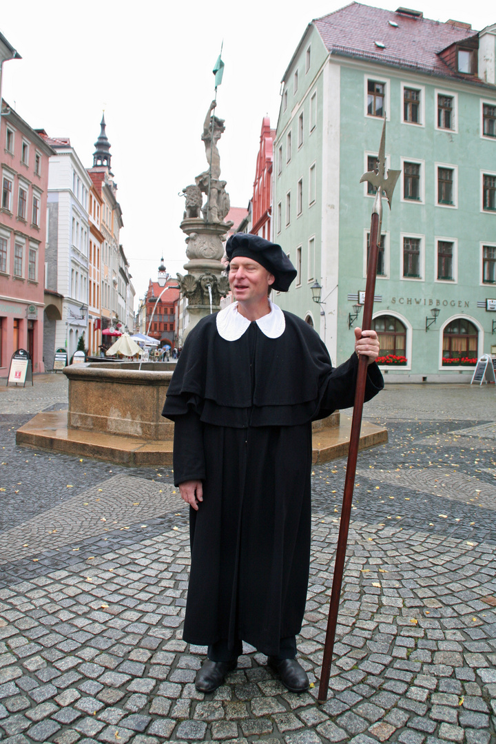 Görlitz: Der Nachtwächter als Stadtführer