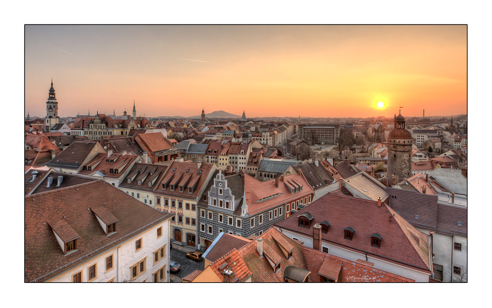 Görlitz im Abendrot