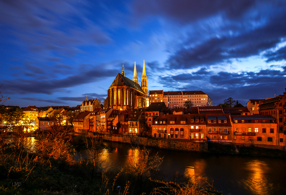 Görlitz in der Dämmerung