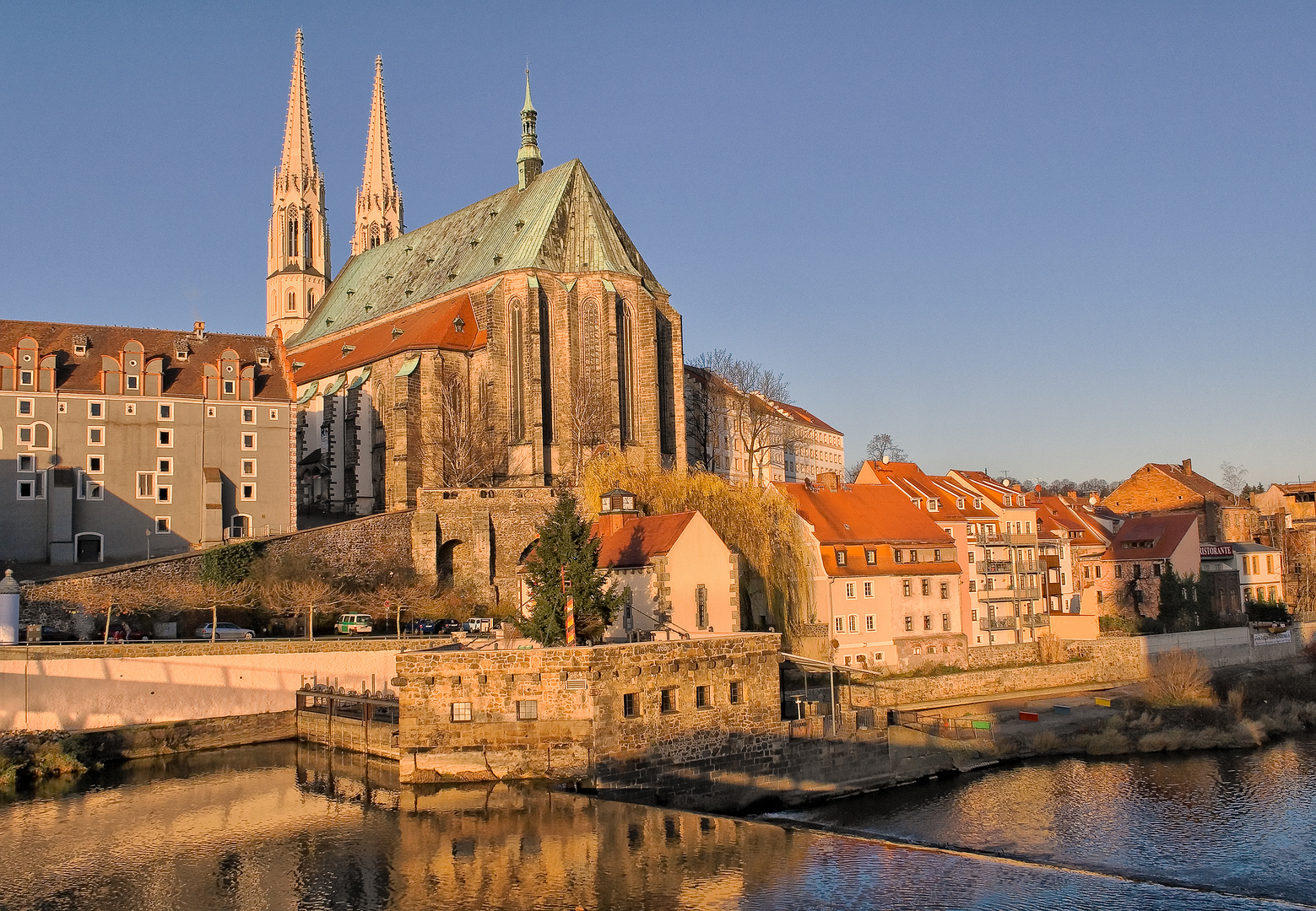 Görlitz Peterskirche am Morgen