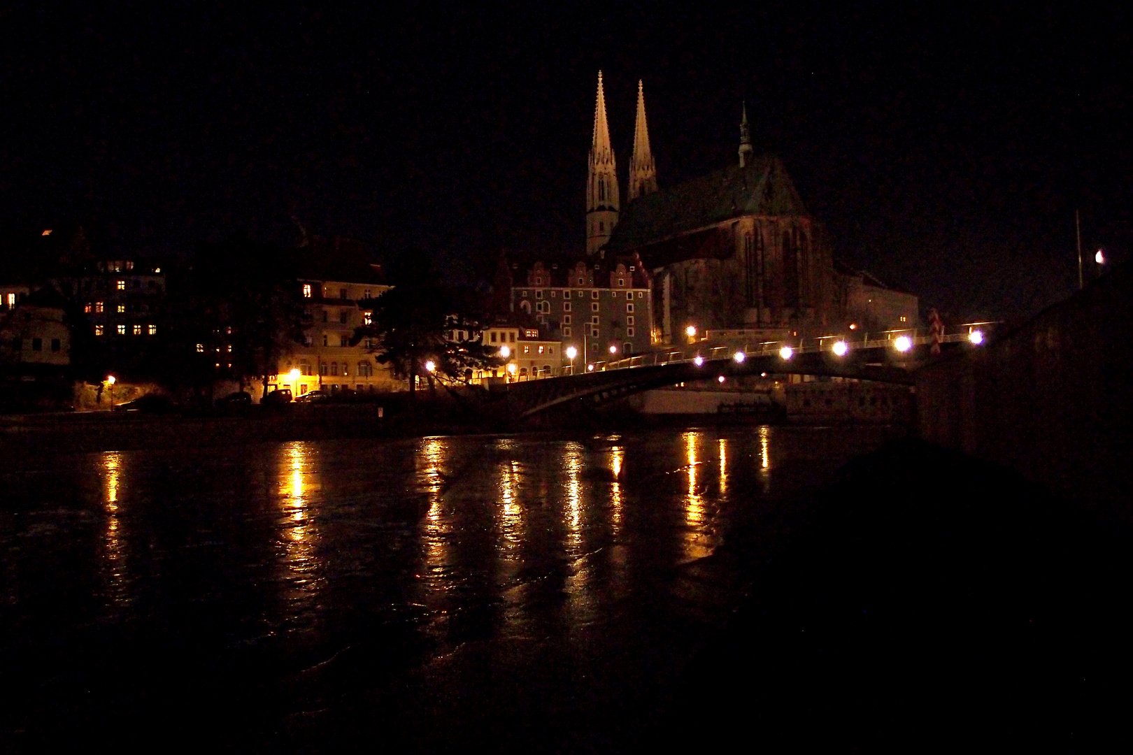 Görlitz Peterskirche und Europabrücke