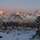 Goernergrat, 7:46, -15°C; Neuschnee