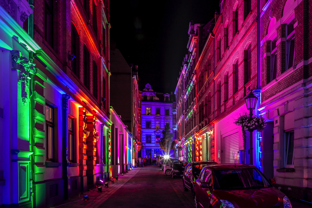 Görresstraße - Illumination zum Schängelmarkt 2014