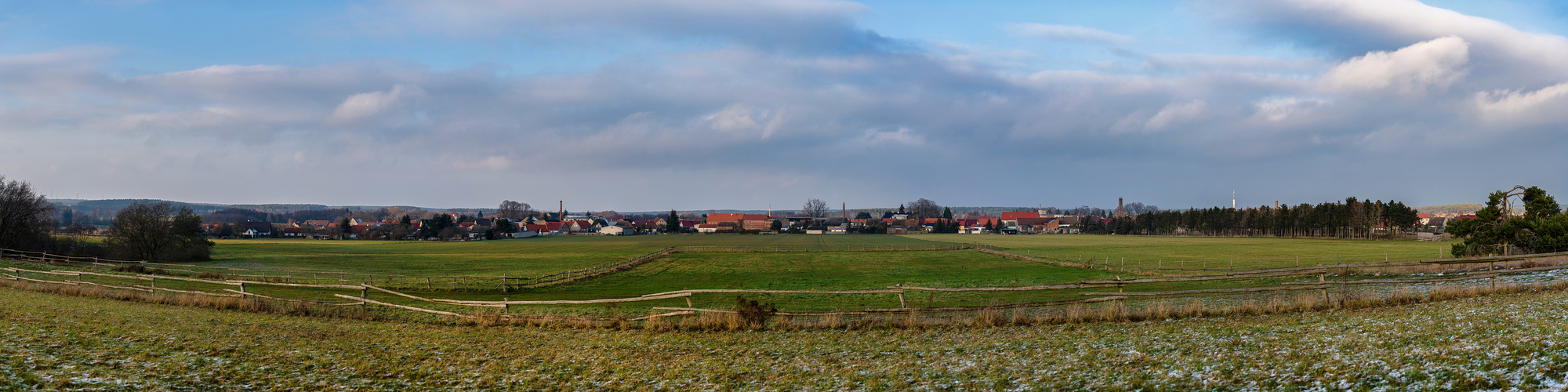 Görzke in Panoramaansicht 