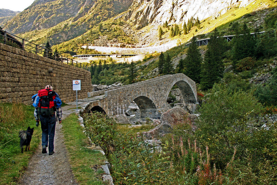 Göschenen-Biasca, zu Fuss 5 Tage, 1