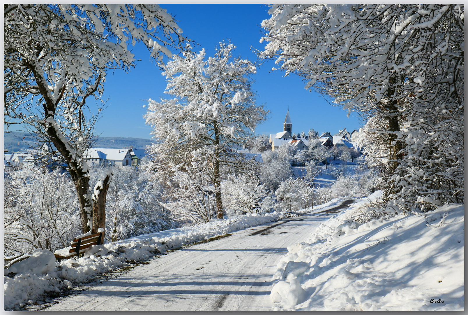 Göschweiler im Schnee