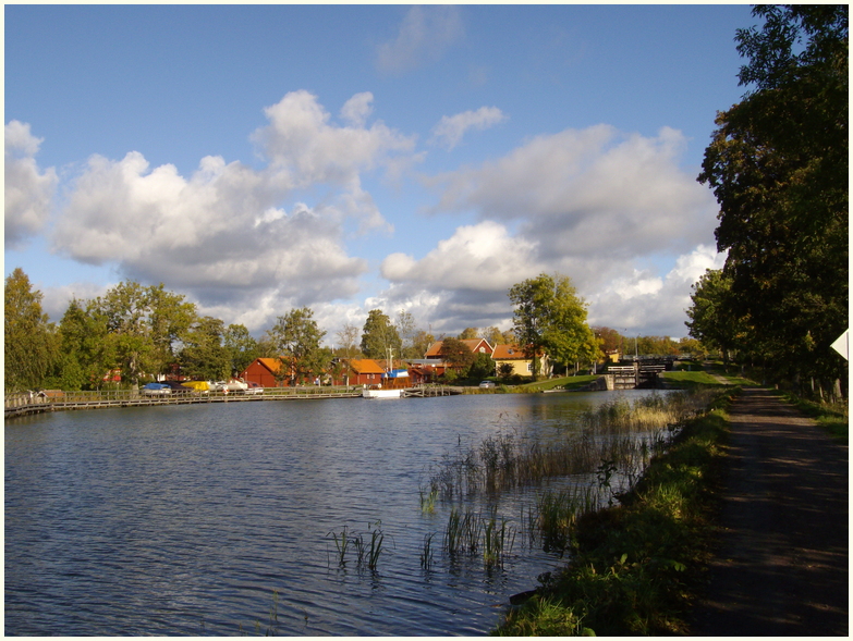 Götakanal in Sjötorp am Vänern