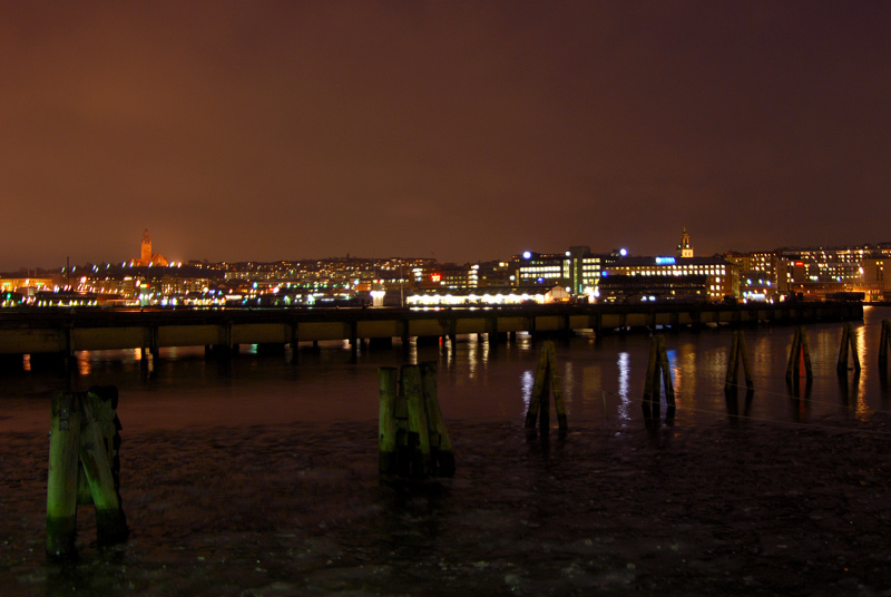 Göteborg - Götaälven bei Nacht 2