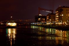 Göteborg - Götaälven bei Nacht