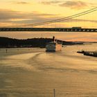 Göteburg Hafen mit Stens Line Fähre