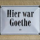Goethe ...