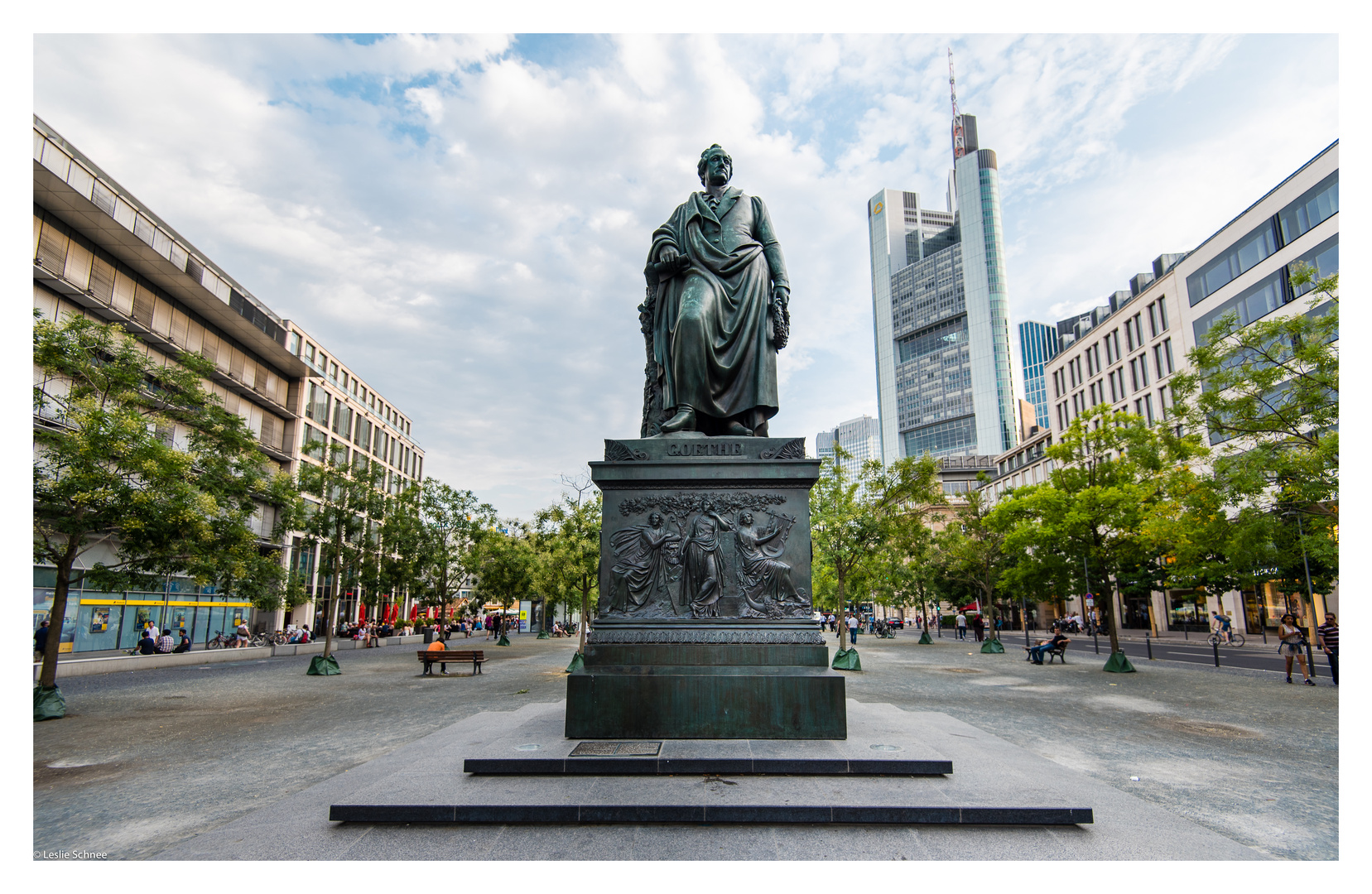 Goethe-Denkmal Foto & Bild | architektur, stadtlandschaft, frankfurt