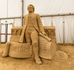 Goethe - Sandfestival Binz 2019