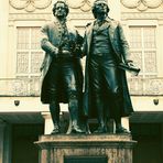Goethe & Schiller in Weimar