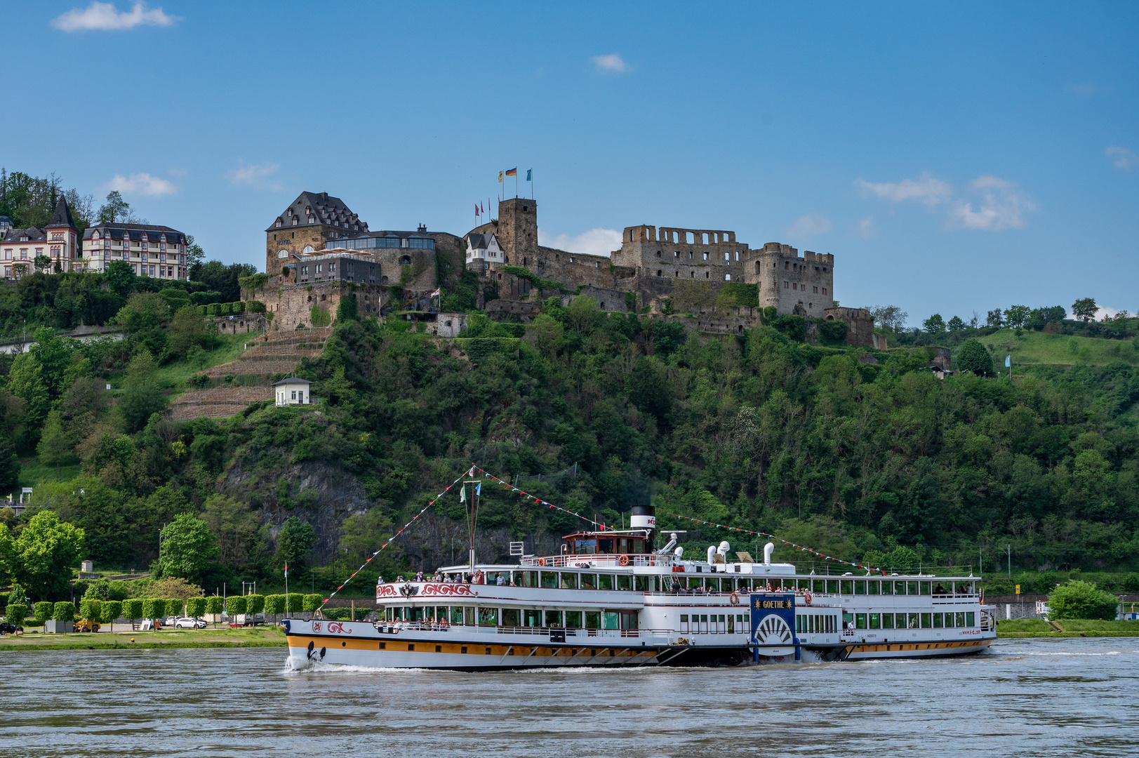 Goethe trifft Burg Rheinfels