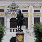 Goethe vor der alten Handelsbörse 